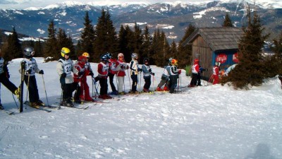 Zawody na obozie narciarskim 2.
