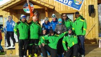 Przed siedzibą naszej zaprzyjaźnionej Włoskiej szkółki - Scuola Sci e Snowboard Falcade